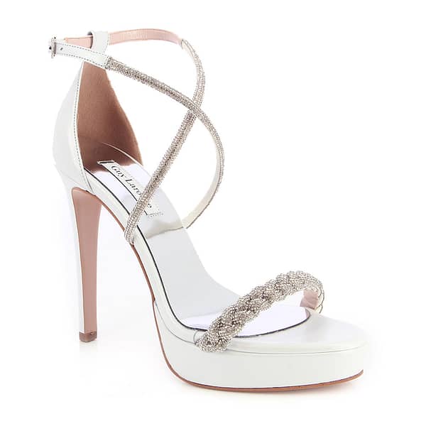 Πέδιλα Guy Laroche White Pearl