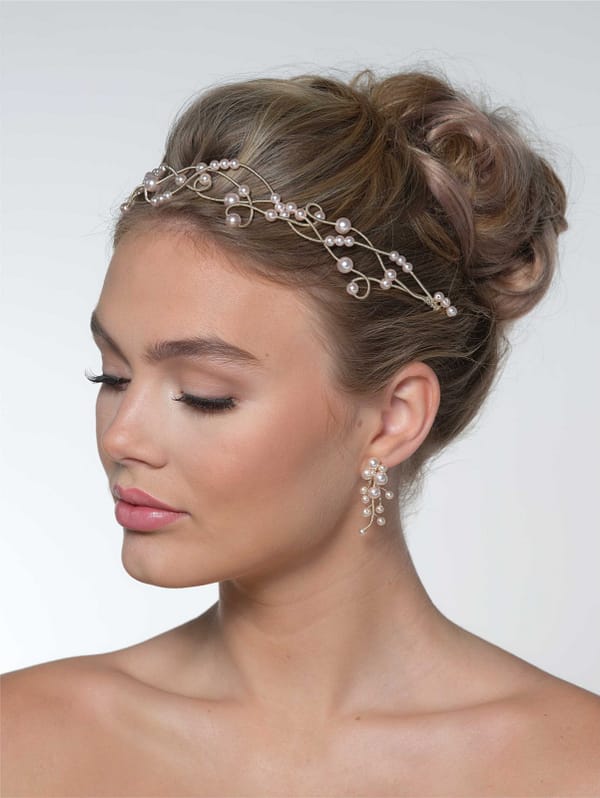 Νυφικό αξεσουάρ μαλλιών | BB-237 Hair Jewelry