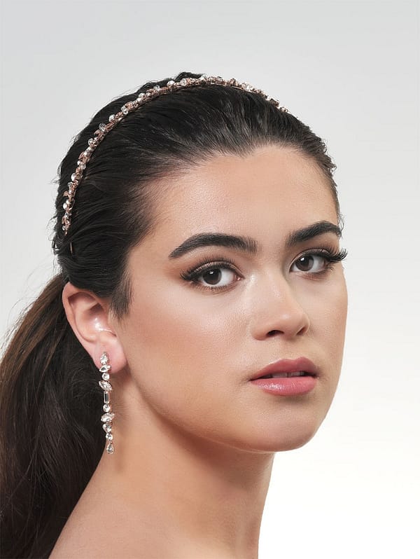 Νυφικά σκουλαρίκια | NC-1333 Earrings Rose Gold