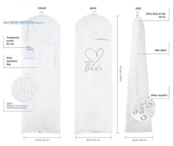 Θήκη για Νυφικό/Dress Cover Bride - Image 2