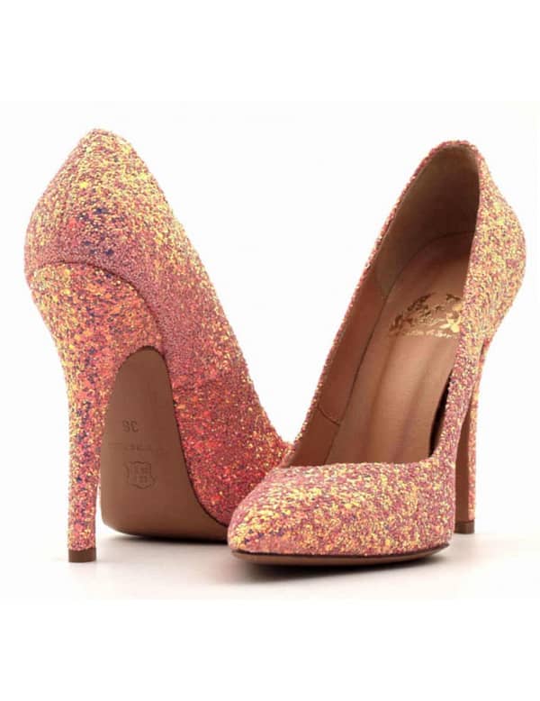 Classic Fairy Salmon glitter -  Sample No 39 - Image 2