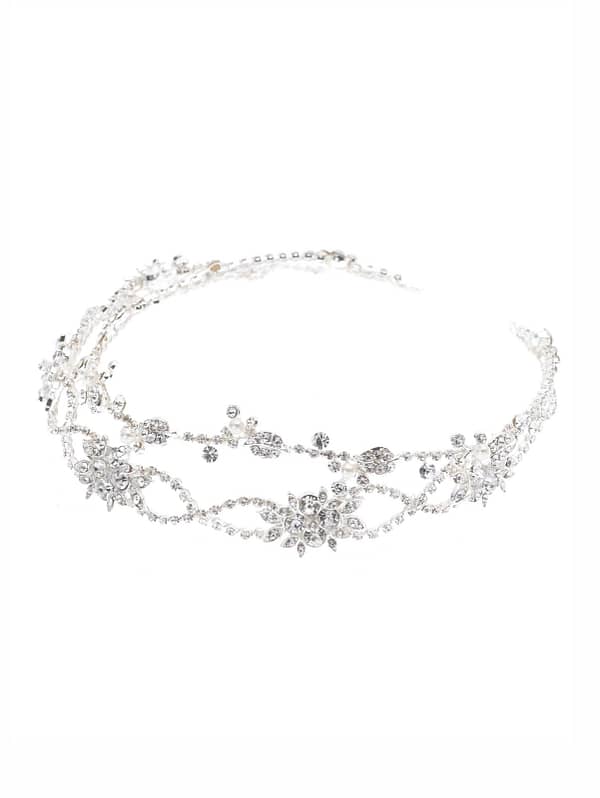 Νυφική στέκα | BB-236 Hair Jewelry ( Silver and Gold ) - Image 7