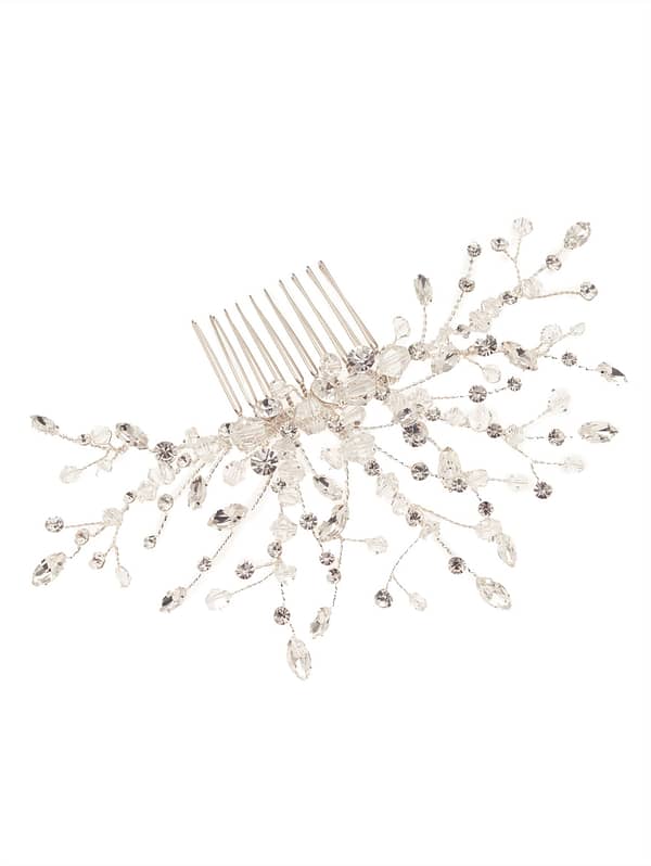 Νυφικό χτενάκι | BB-7607 Hair Jewelry Silver - Image 2