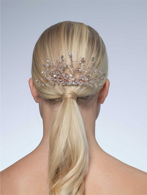 Νυφικό χτενάκι | BB-7607 Hair Jewelry Rose Gold
