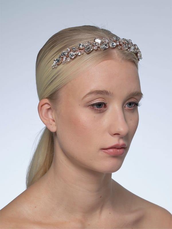 Νυφική στέκα | BB-7611 Tiara Rose Gold